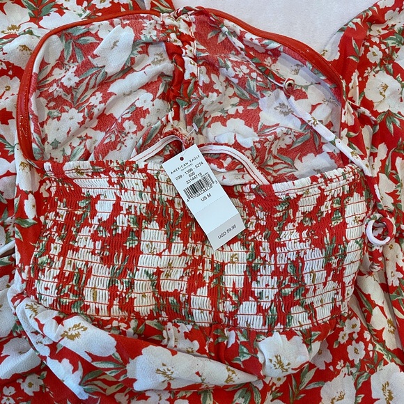 AEO- Tie neck jumpsuit - Picture 7 of 11